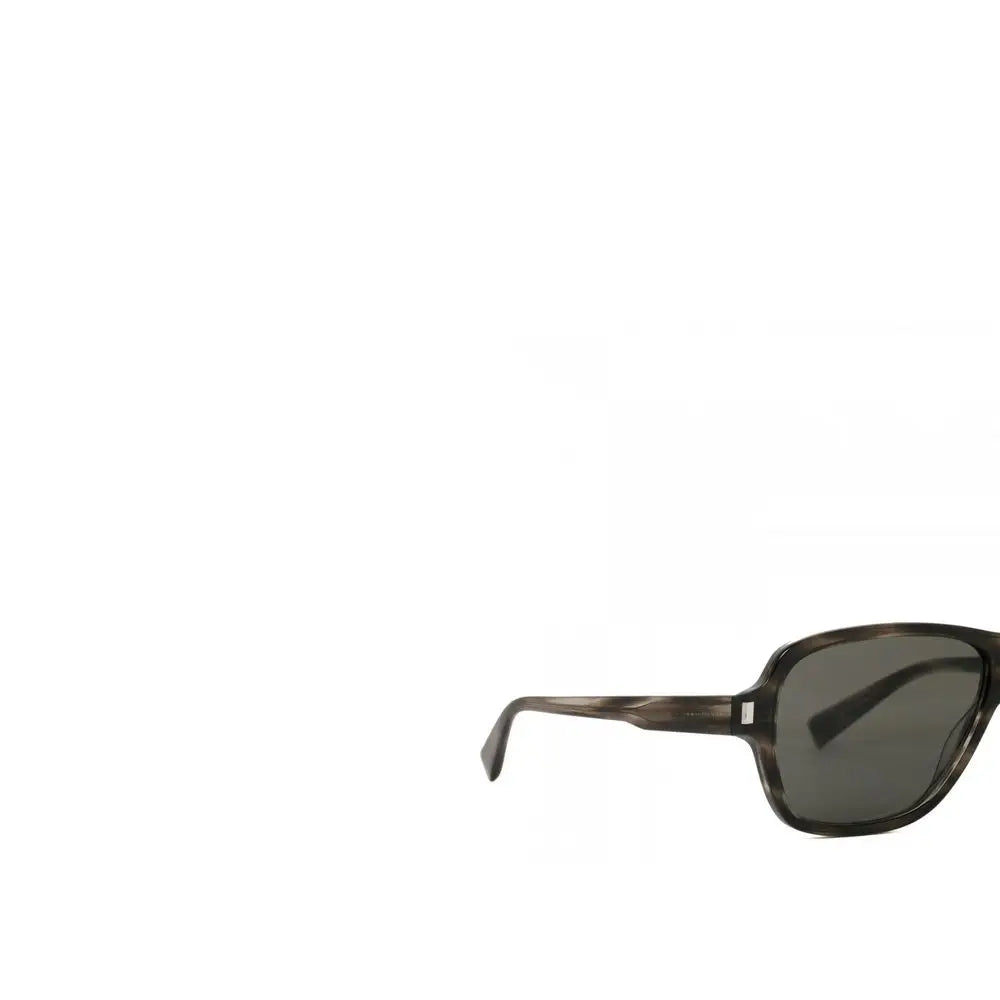 Saint Laurent Graue Sonnenbrille aus Acetat