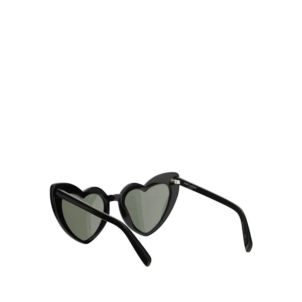 Saint Laurent Schwarze Sonnenbrille aus Acetat