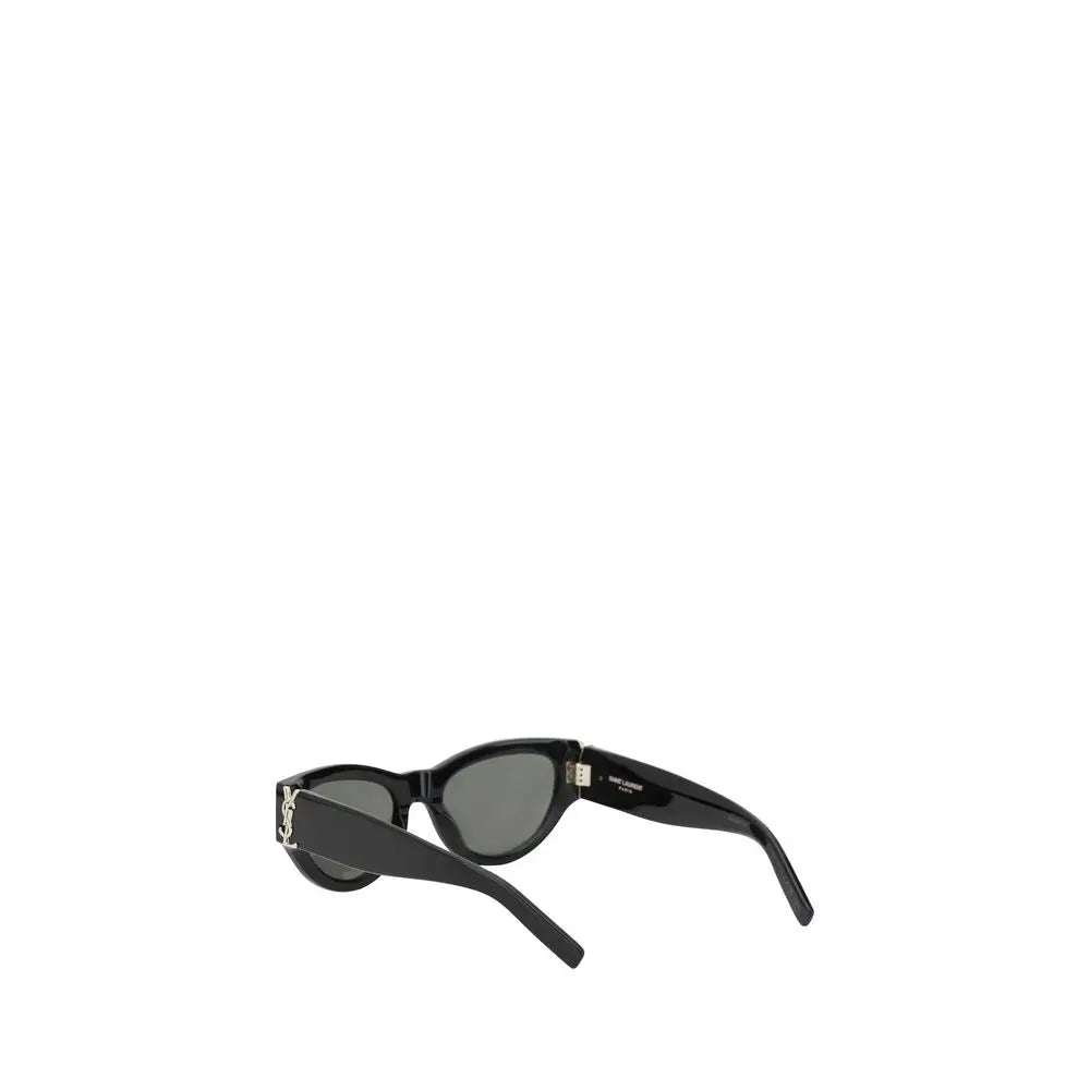Saint Laurent Schwarze Sonnenbrille aus Acetat