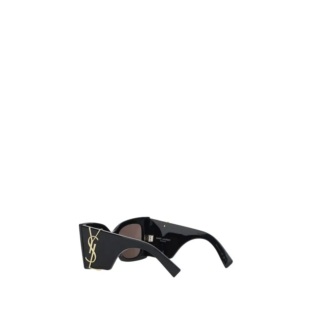 Saint Laurent Schwarze Sonnenbrille aus Acetat