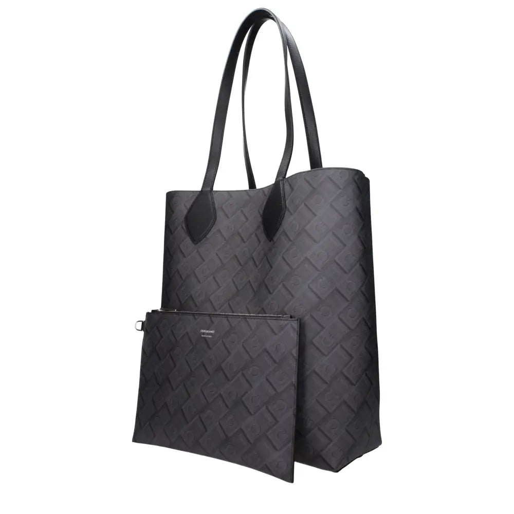 Salvatore Ferragamo Schwarze Ledertasche für die Schulter