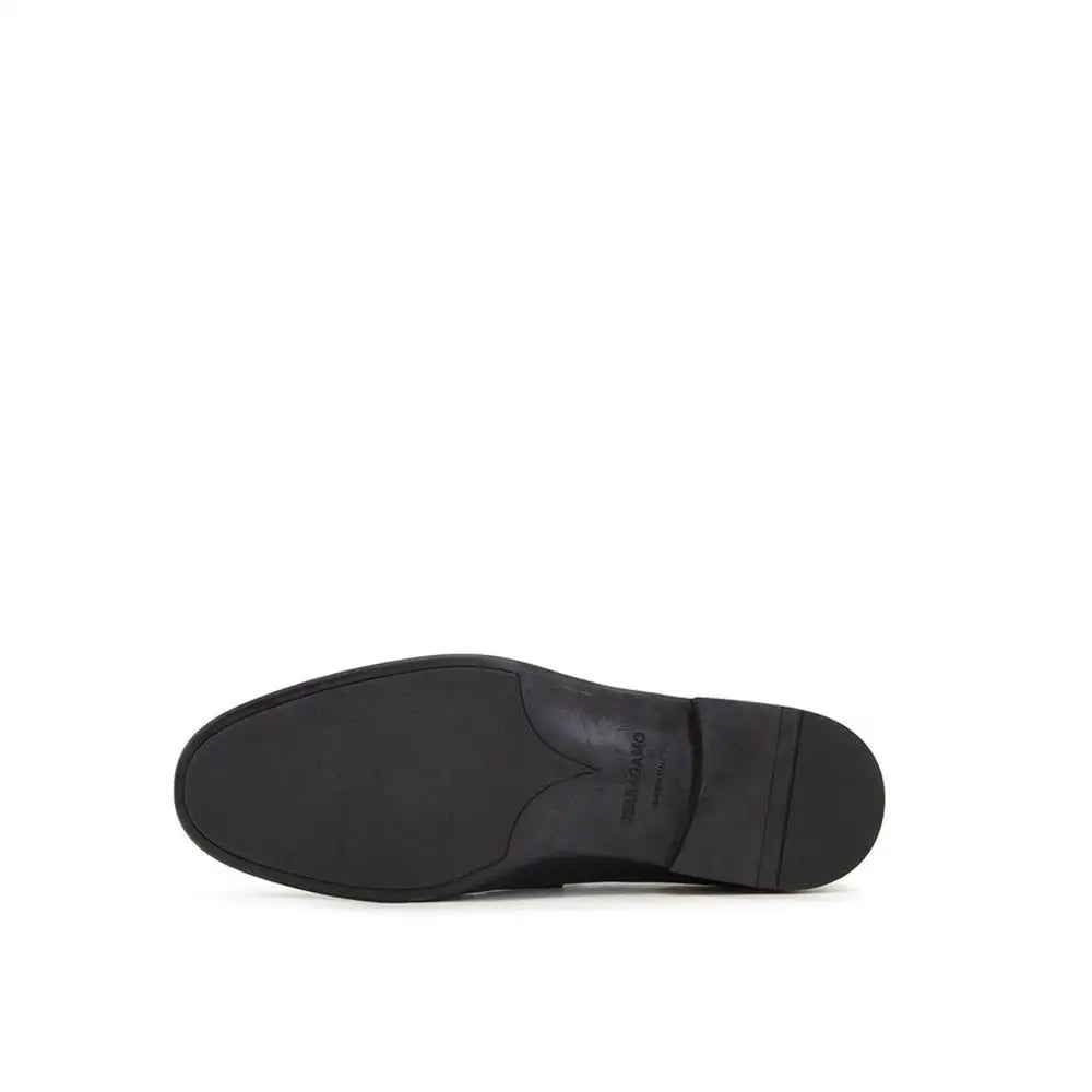Salvatore Ferragamo Schwarze Loafer aus Kalbsleder zum Schlüpfen - EU40.5/US7.5