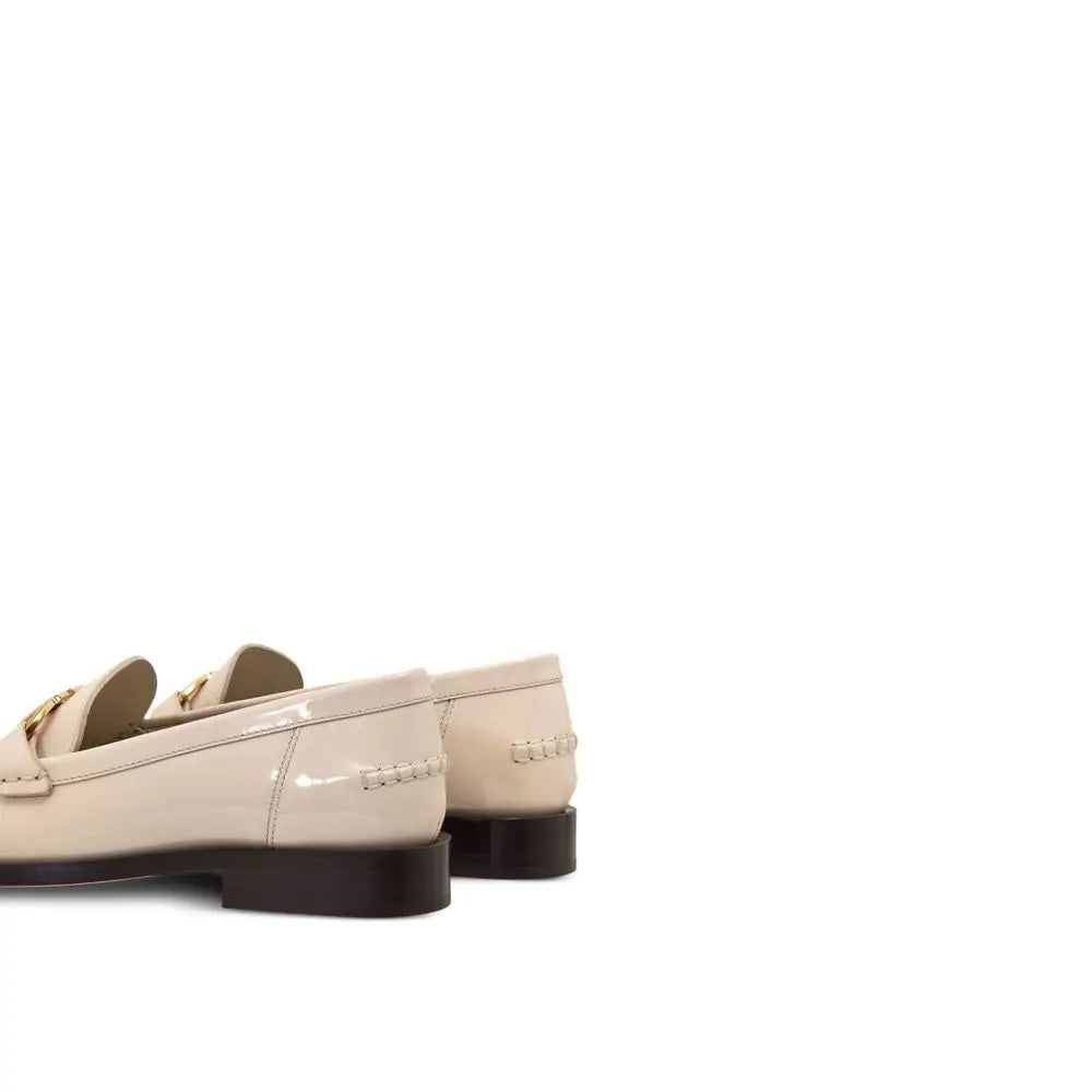 Salvatore Ferragamo Weiße Loafer aus Kalbsleder zum Hineinschlüpfen - EU36/US6