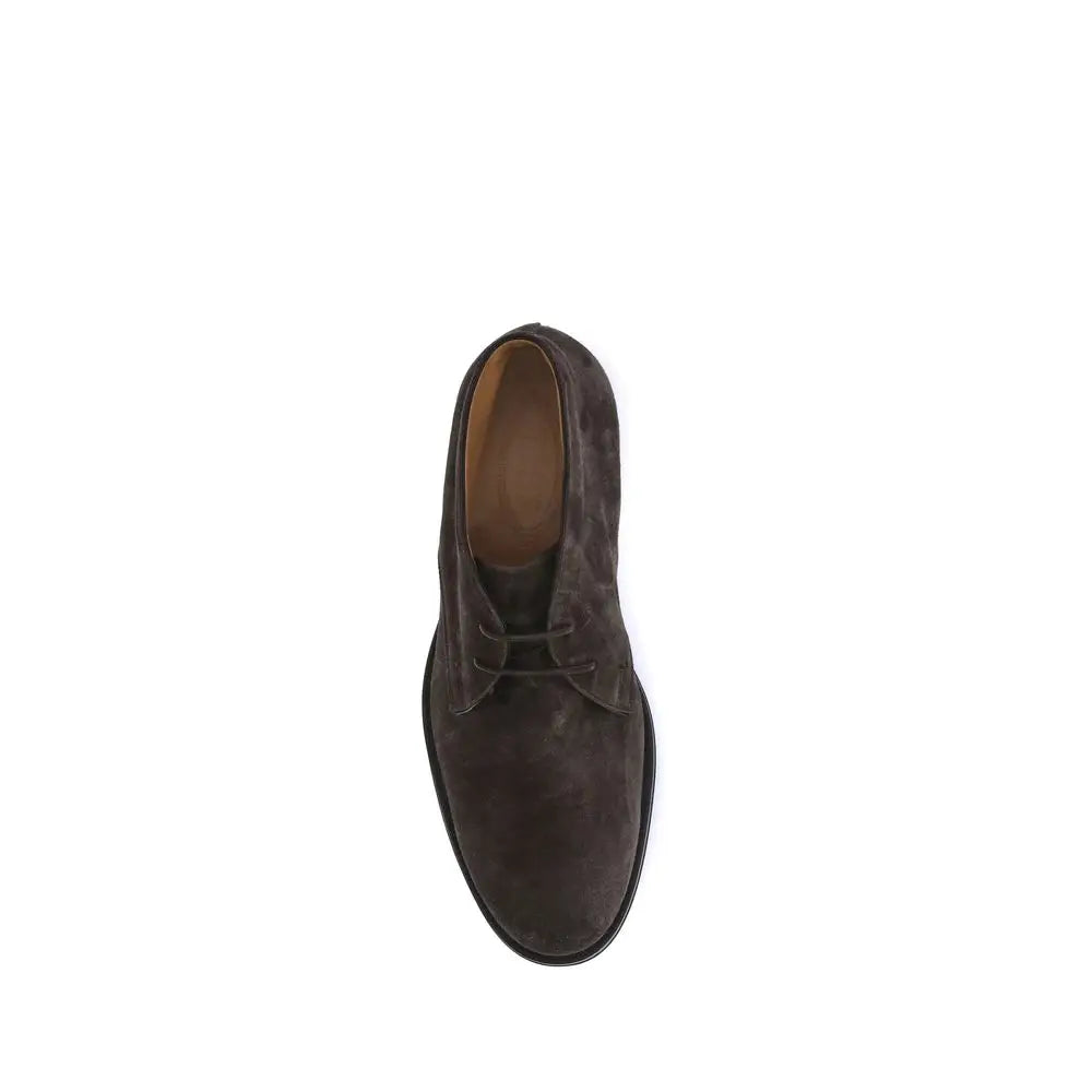 Tod’s Braune Kalbshaut Bos Taurus Stiefeletten
