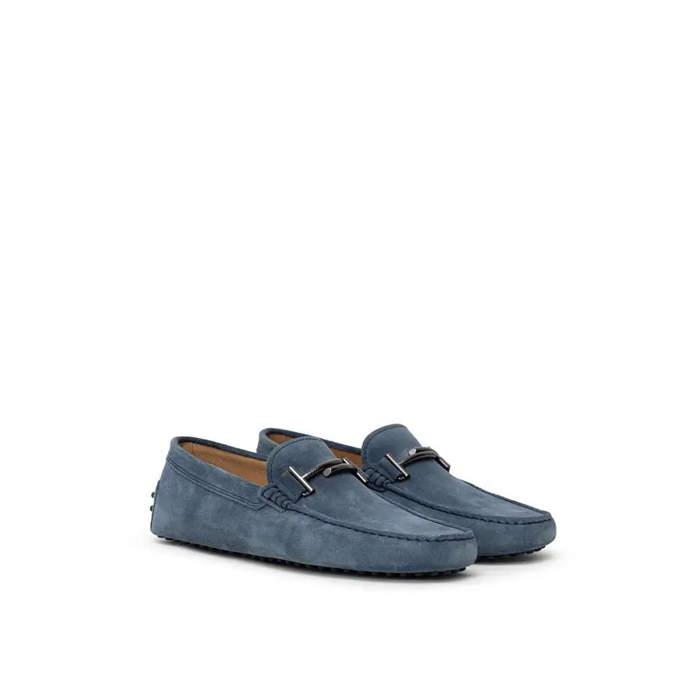 Tod’s Mokassin aus blauem Wildleder - EU41/US8