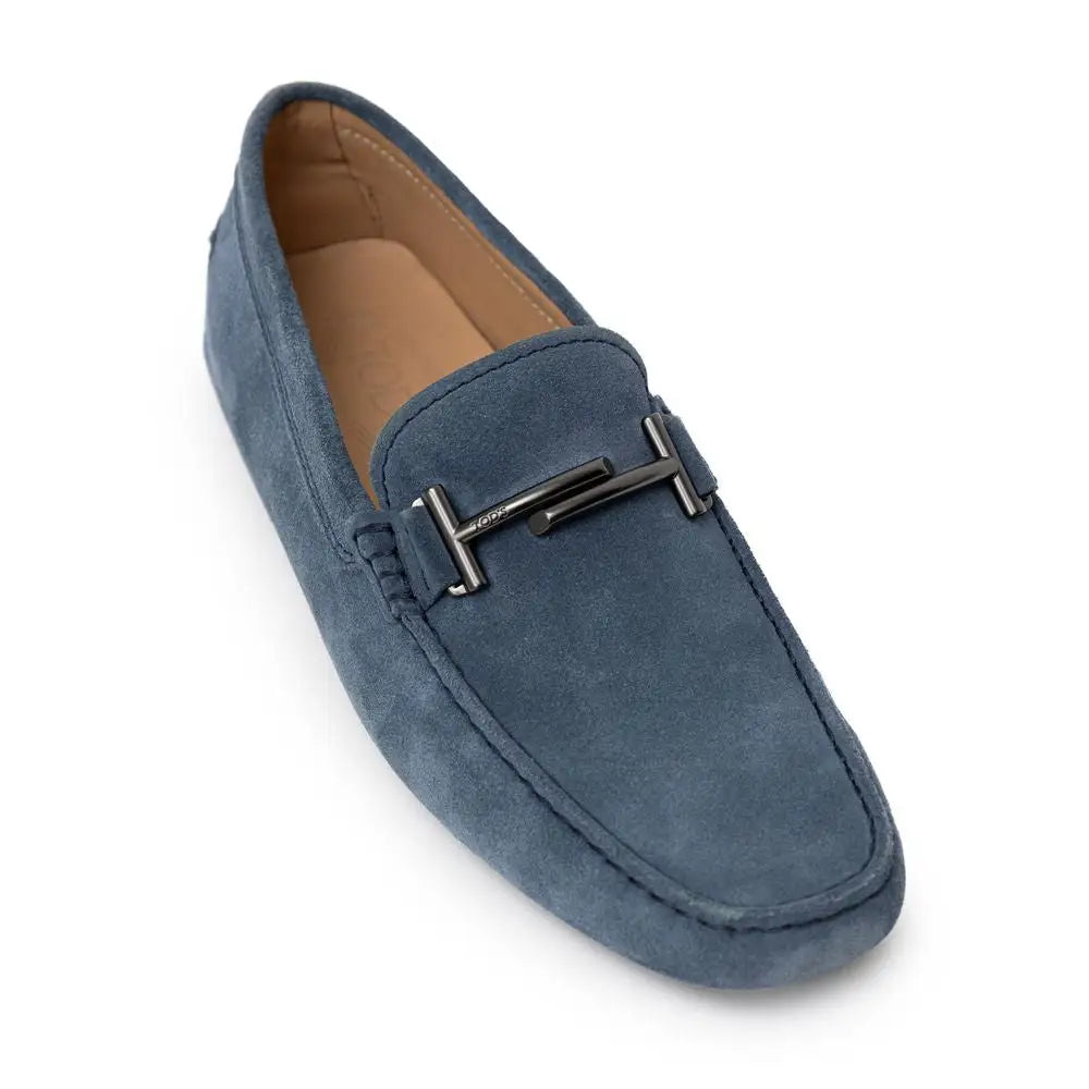 Tod’s Mokassin aus blauem Wildleder - EU41/US8