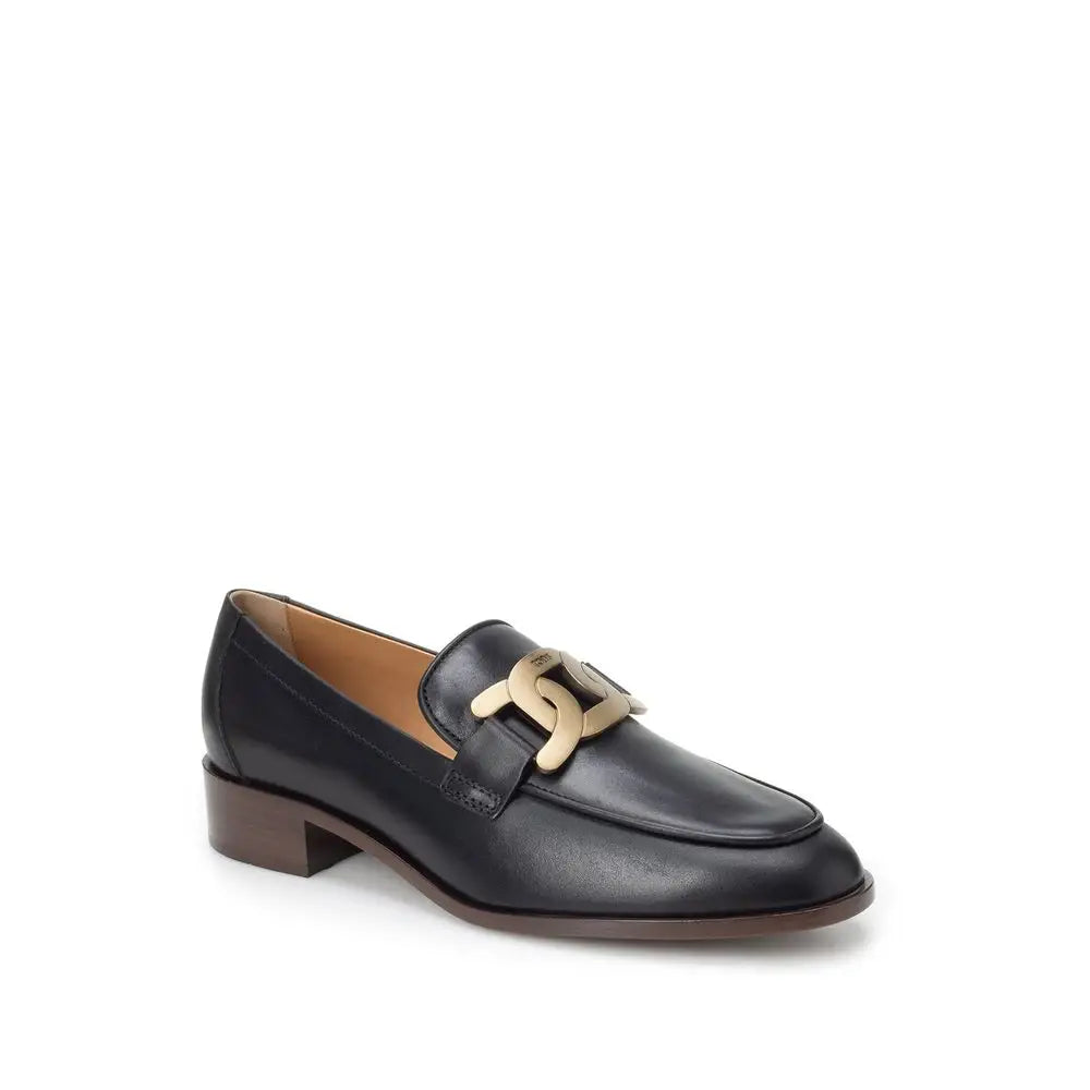 Tod’s Schwarze Loafer aus Kalbsleder zum Schlüpfen - EU40/US10
