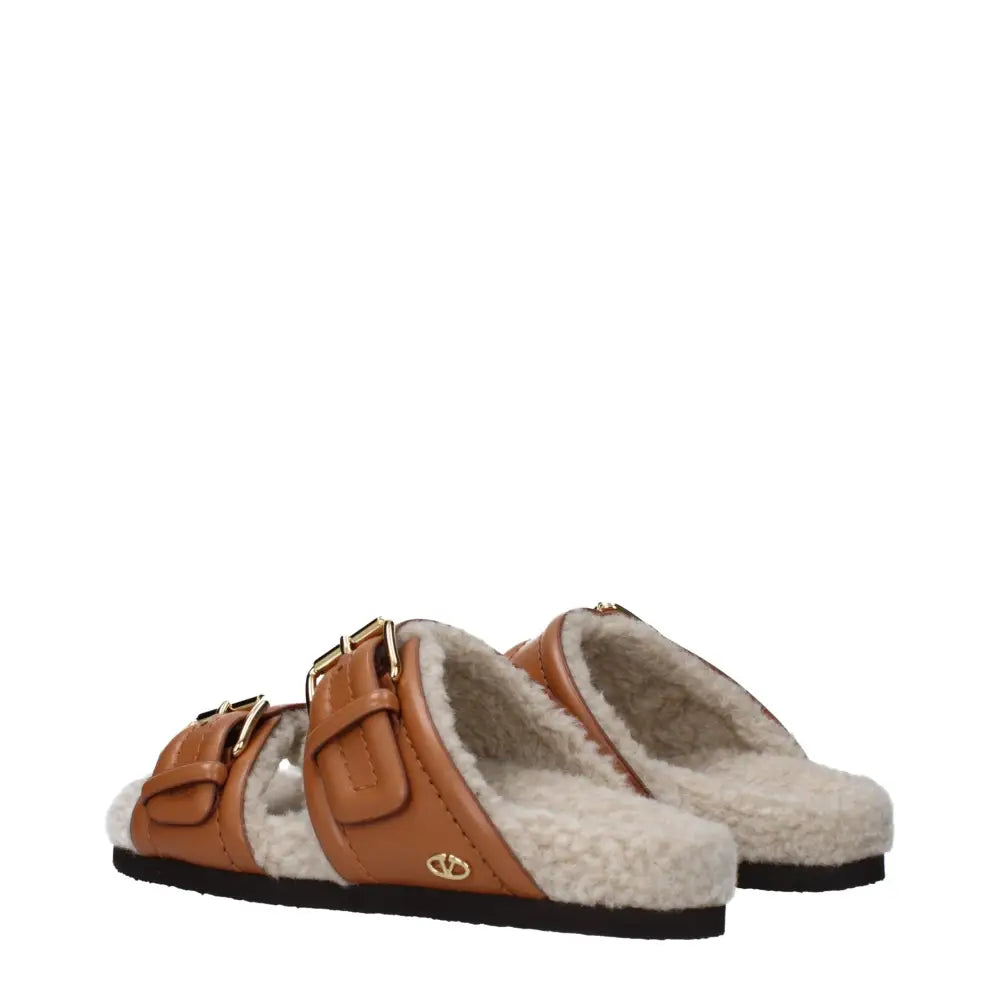 Valentino Garavani Braune Lederslipper