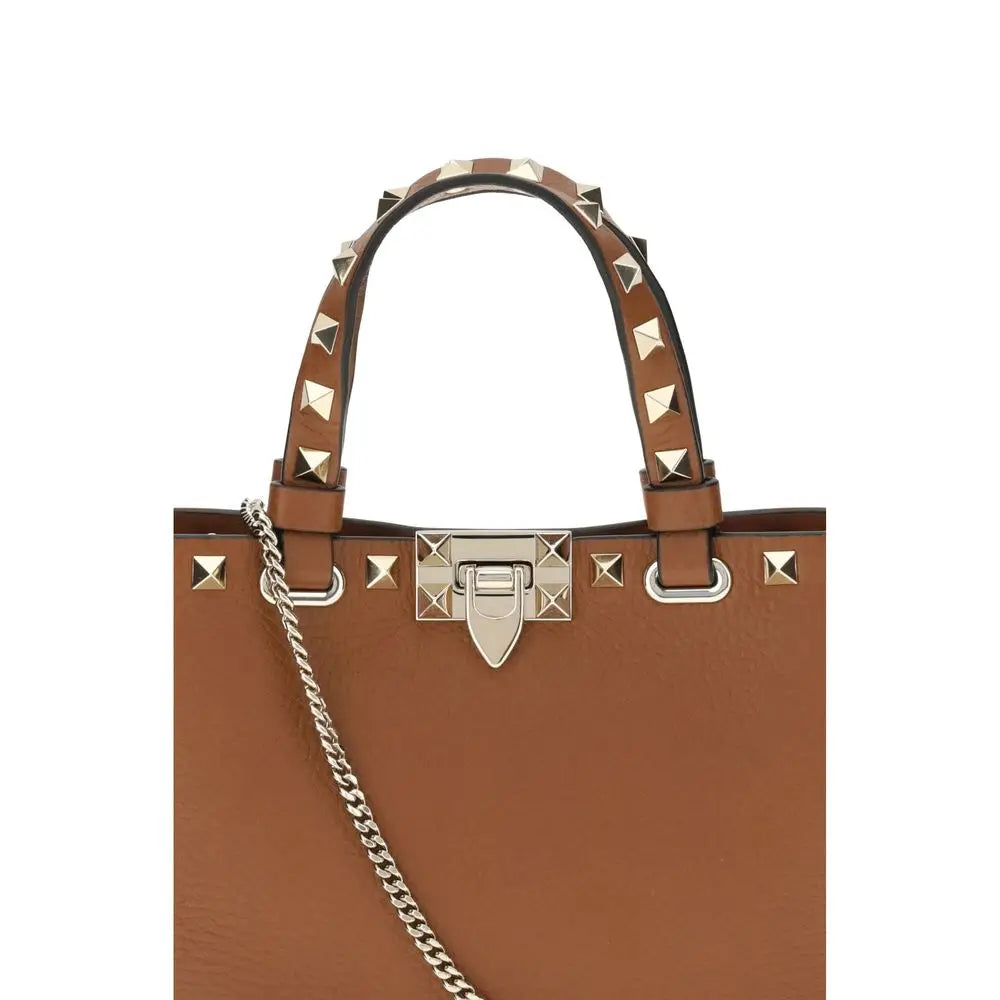 Valentino Garavani Braune Ledertasche