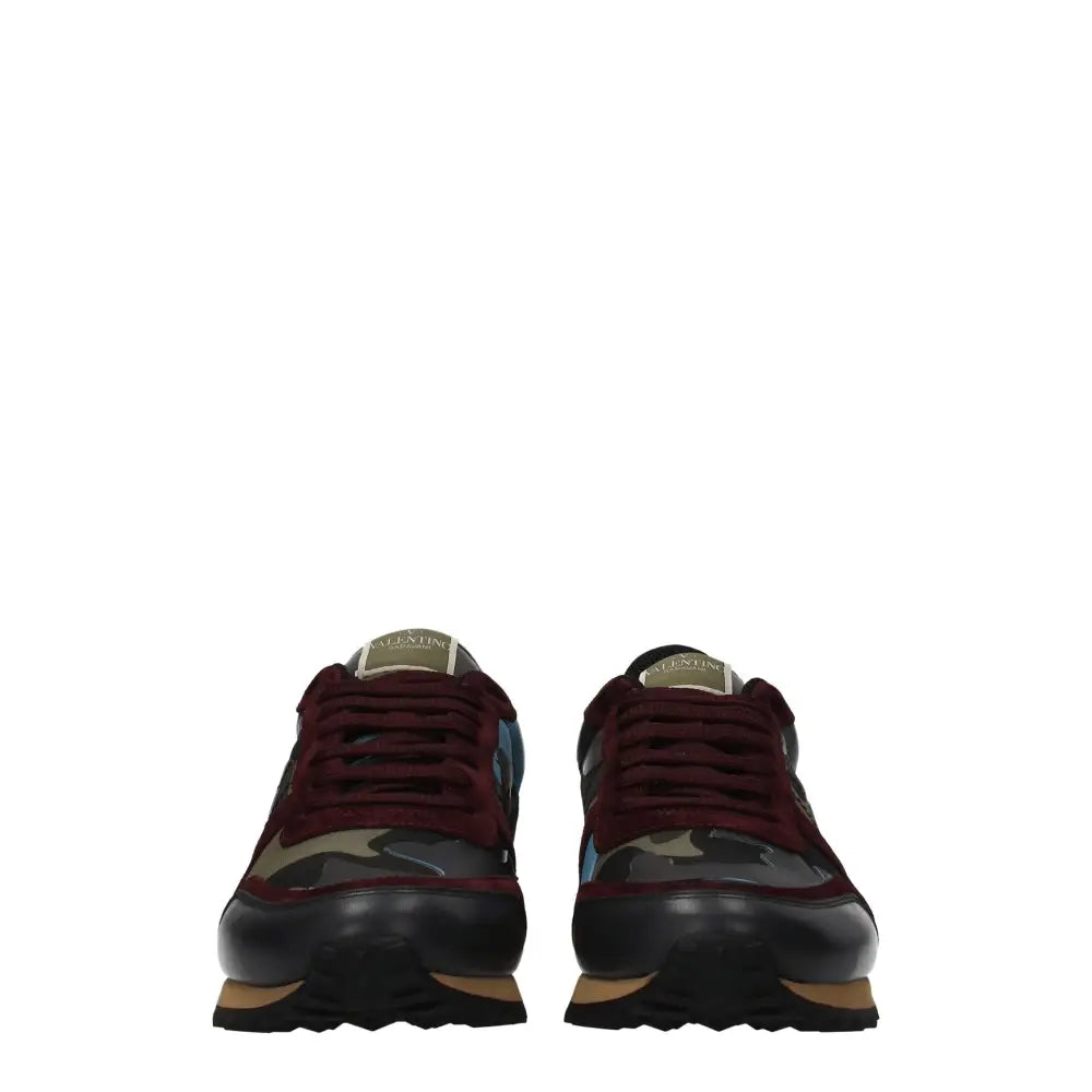 Valentino Garavani Grünes Leder Sportliche Turnschuhe - EU42/US9