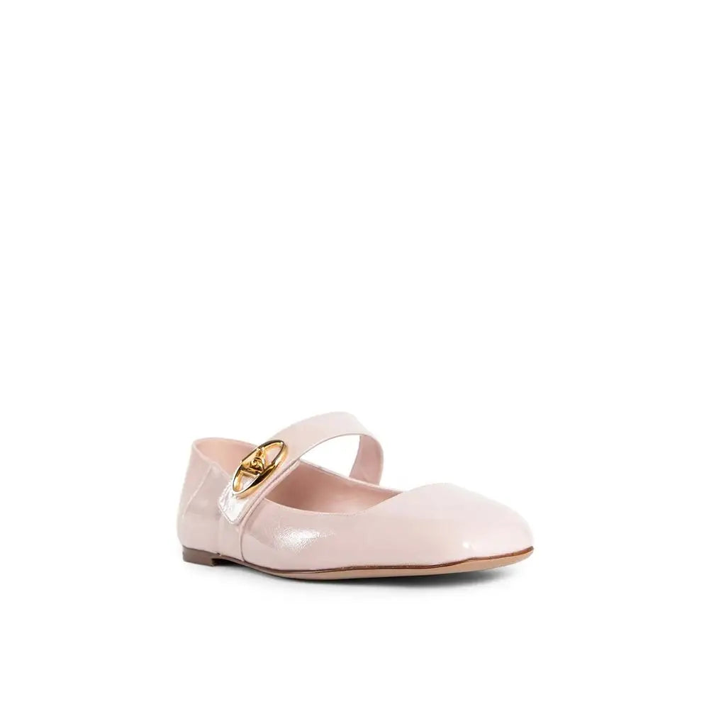 Valentino Garavani Mehrfarbige Ballerinas aus Lammleder