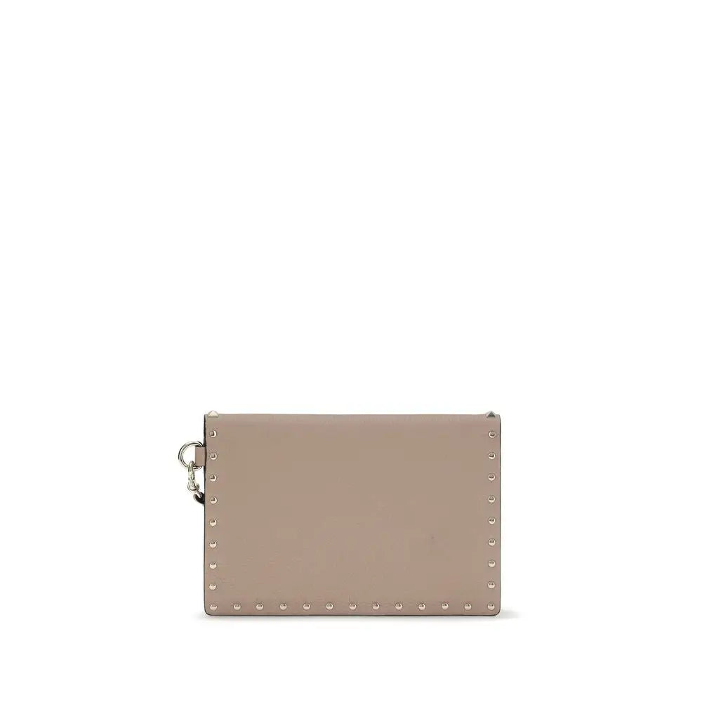 Valentino Garavani Pink Calf Leather Bos Taurus Wallet