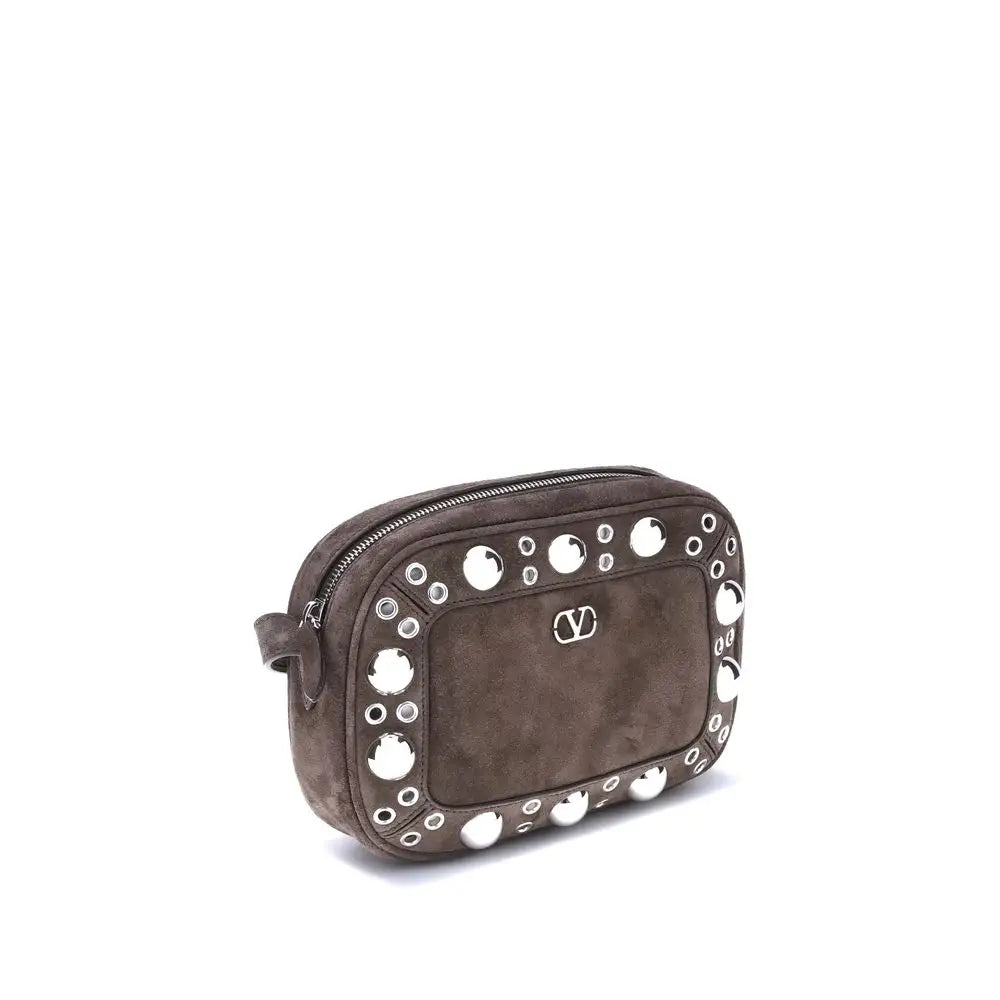 Valentino Garavani Schultertasche aus Kalbshaut Bos Taurus in Braun