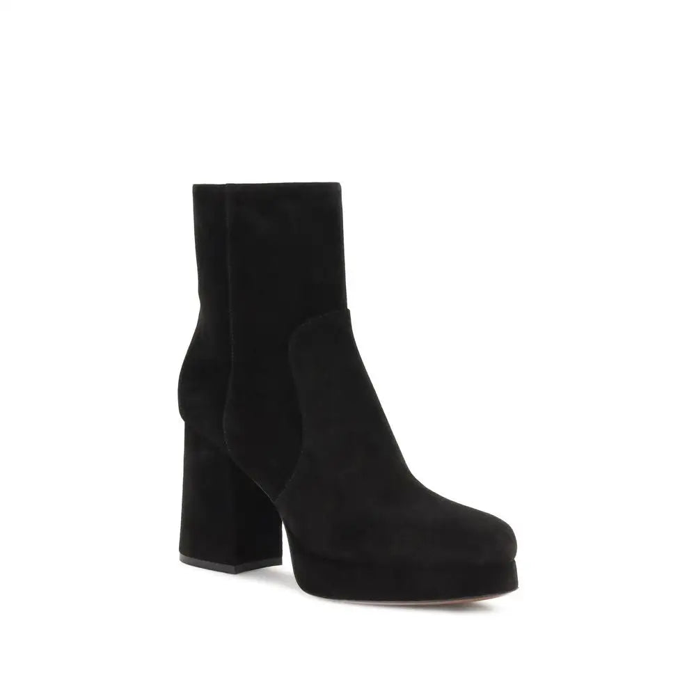 Valentino Garavani Schwarze Ankle Boots aus Kalbsleder Bos Taurus - EU41/US11