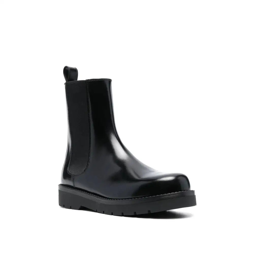 Valentino Garavani Schwarze Chelsea Boots aus Leder - EU41.5/US8.5