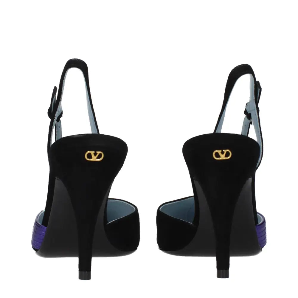 Valentino Garavani Schwarze Lederpumps