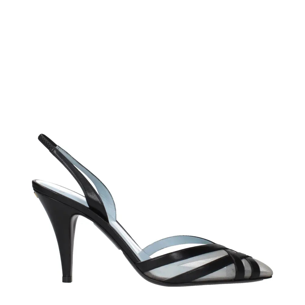 Valentino Garavani Schwarze Lederpumps