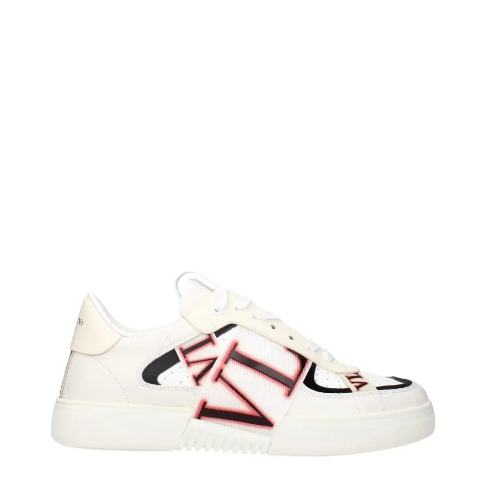 Valentino Garavani Weiße Leder-Sneaker - EU40.5/US7.5