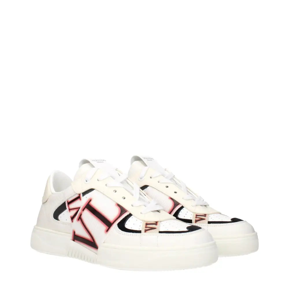 Valentino Garavani Weiße Leder-Sneaker - EU40.5/US7.5