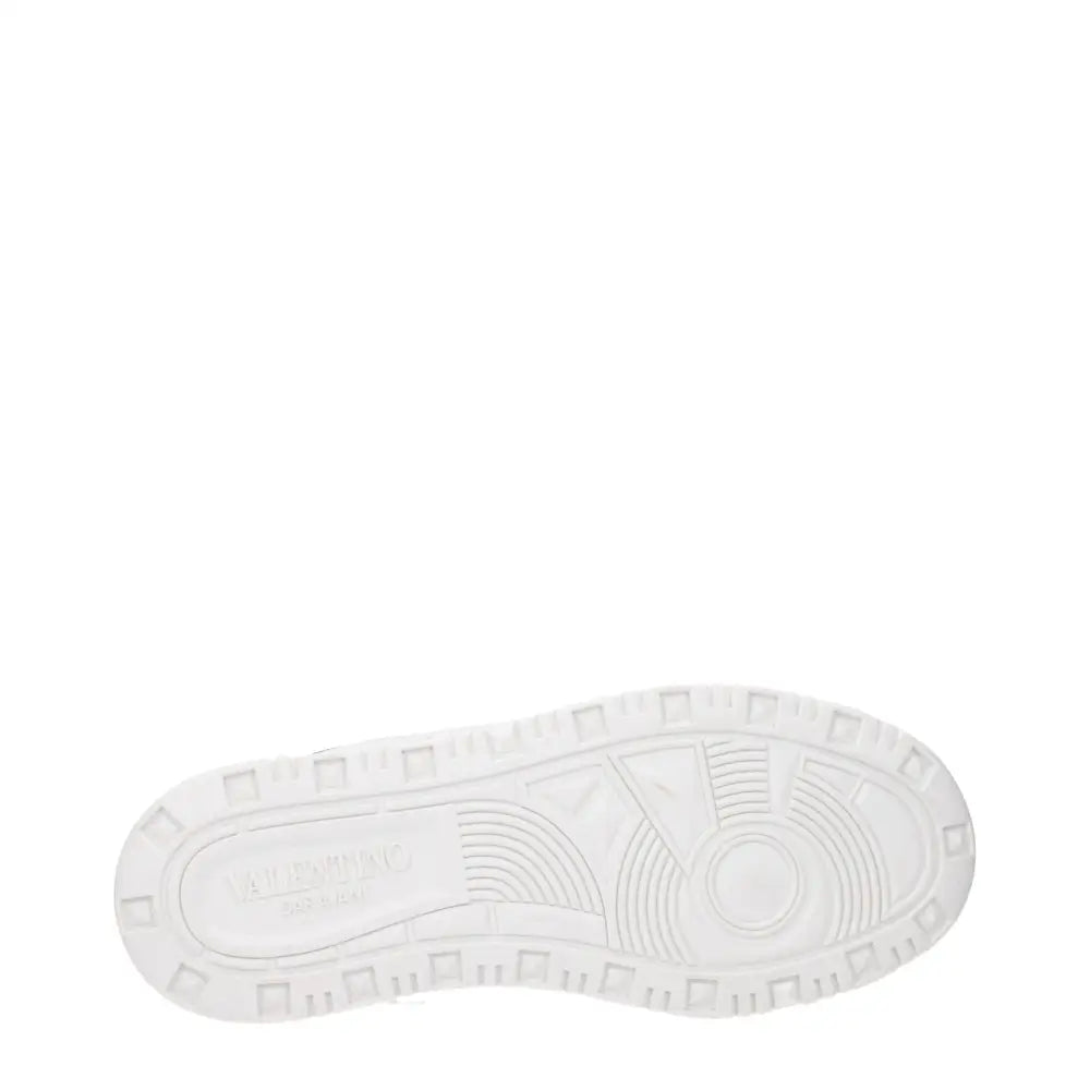 Valentino Garavani Weiße Leder-Sneaker mit niedrigem Schaft - EU40/US7