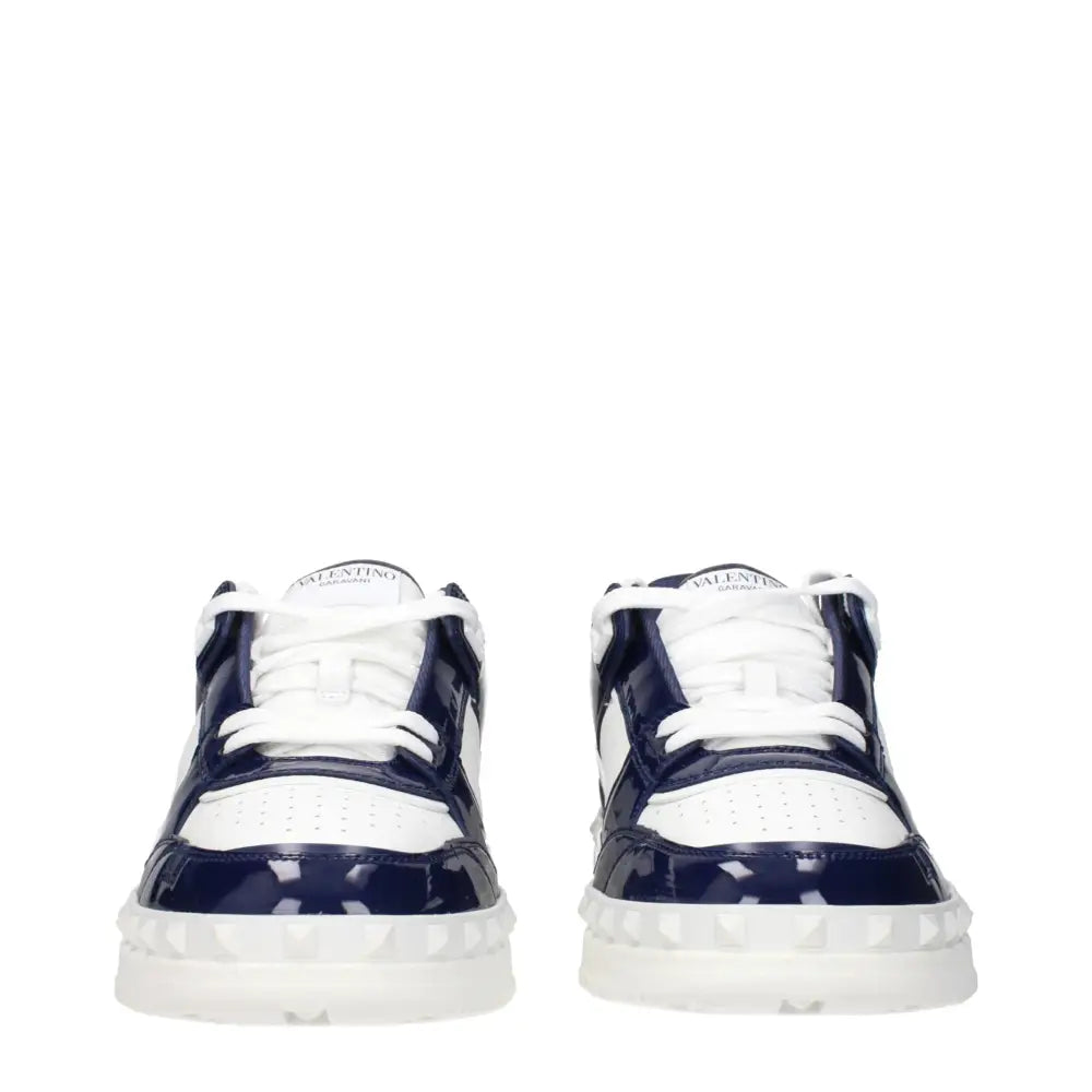 Valentino Garavani Weiße Leder-Sneaker mit niedrigem Schaft - EU40/US7