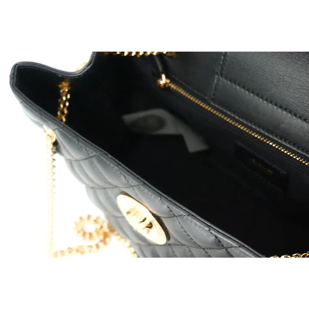 Versace Elegante gesteppte Nappaleder-Tasche