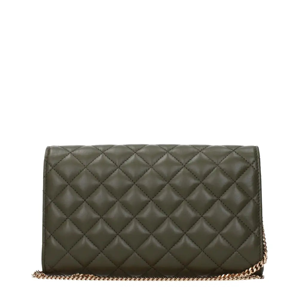 Versace Grüne Leder-Clutch