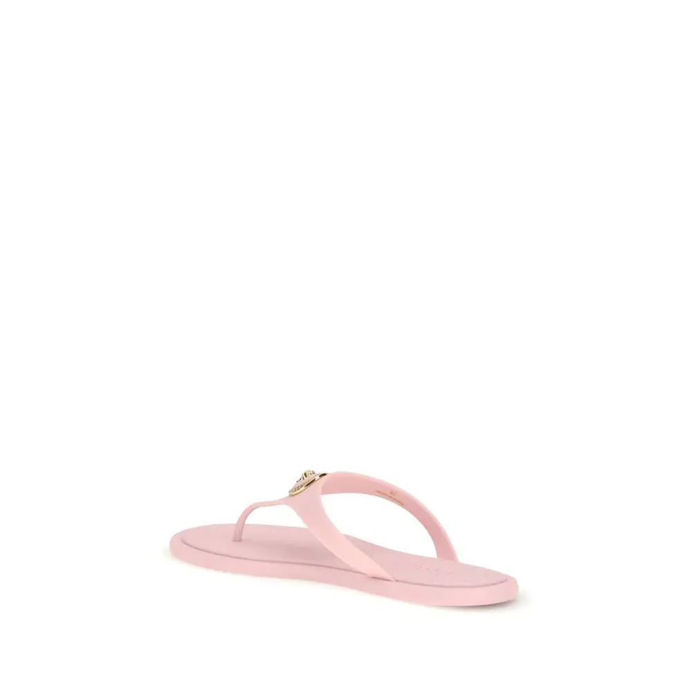 Versace Mehrfarbige Gummi-Flip-Flop-Sandalen