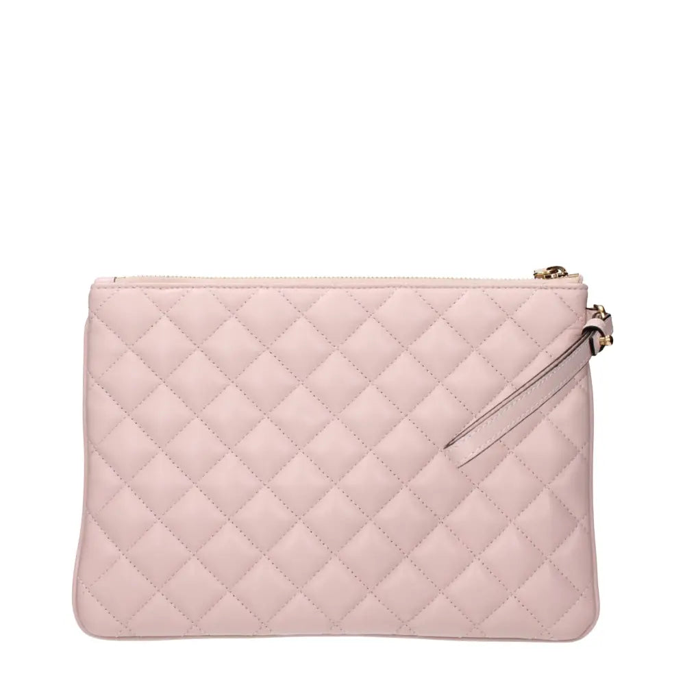 Versace Pinke Leder-Clutch