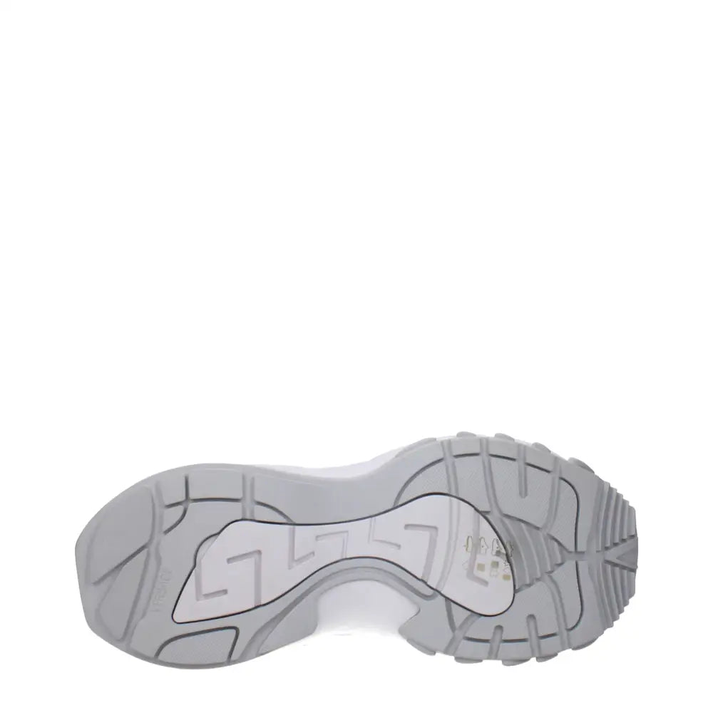 Versace Weiße Chunky Sneakers aus Stoff